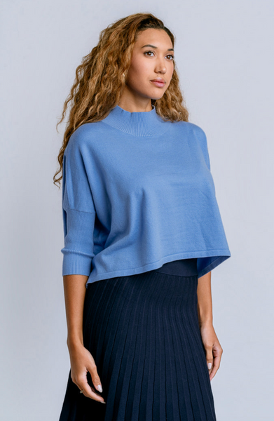 Aja Top -- Light Blue
