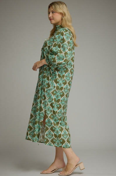 Lillian Dress -- Olive