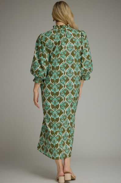 Lillian Dress -- Olive