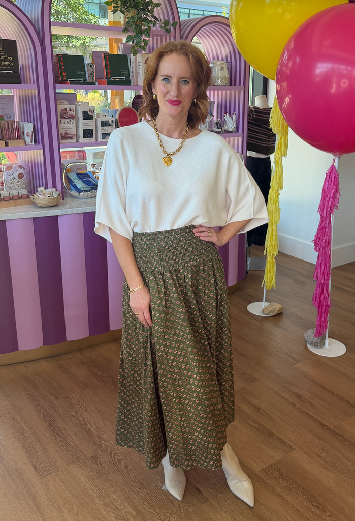 Joy Skirt -- Olive Mauve
