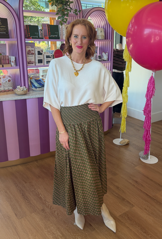 Joy Skirt -- Olive Mauve