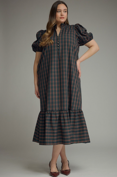 Gemma Dress -- Green