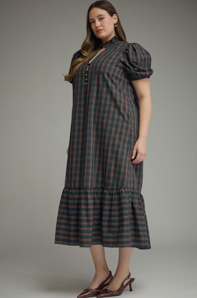 Gemma Dress -- Green