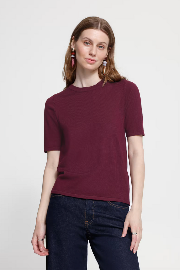 Jamie Top -- Burgundy