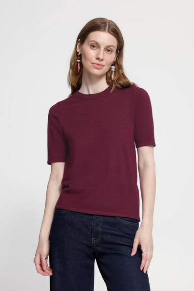 Jamie Top -- Burgundy