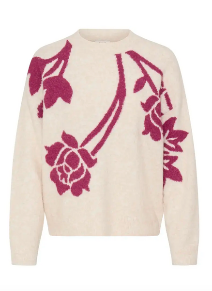 Demi Sweater -- Birch Pink