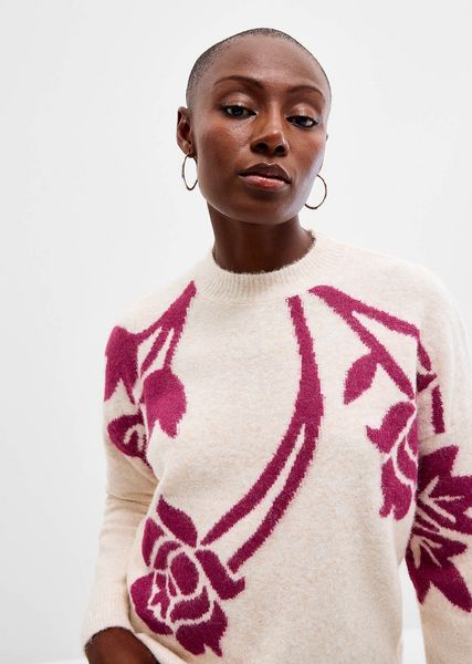 Demi Sweater -- Birch Pink