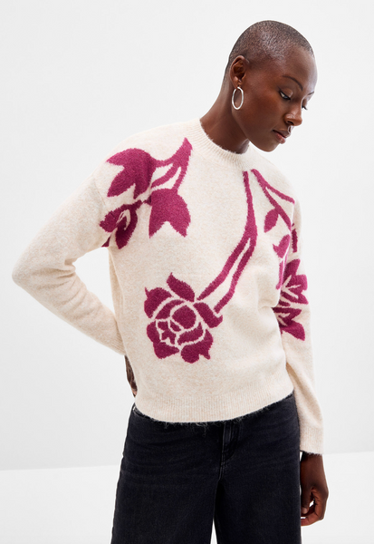Demi Sweater -- Birch Pink