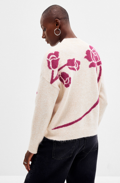 Demi Sweater -- Birch Pink