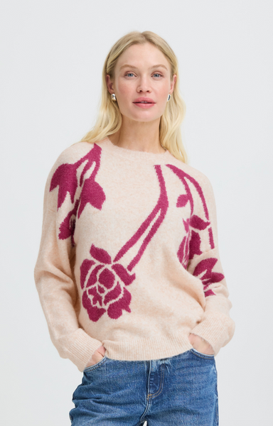 Demi Sweater -- Birch Pink
