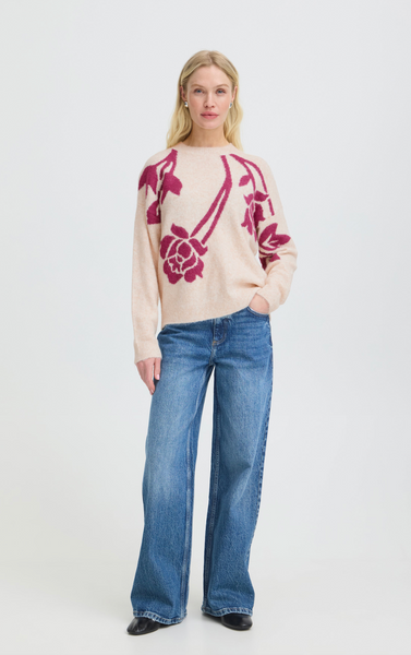 Demi Sweater -- Birch Pink