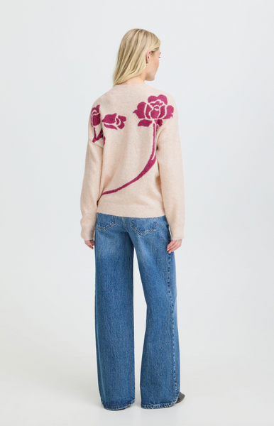 Demi Sweater -- Birch Pink