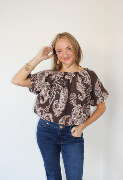 Annmarie Top -- Brown