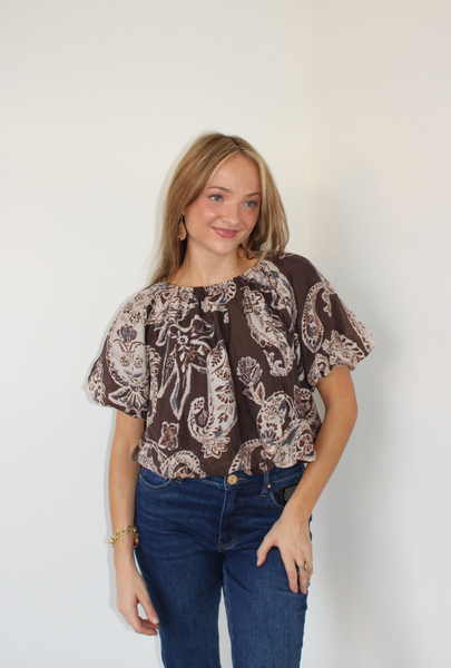 Annmarie Top -- Brown