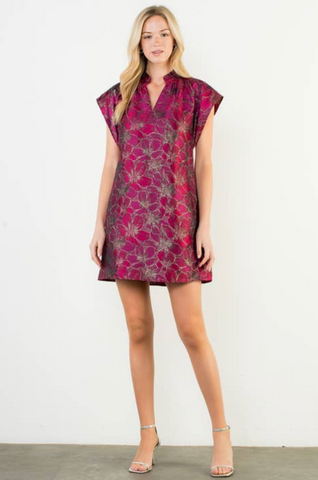 Rachel Dress -- Magenta