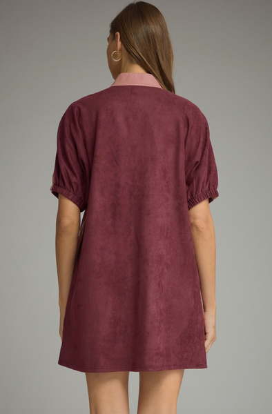 Neema Dress -- Wine