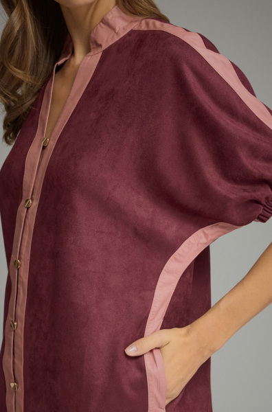 Neema Dress -- Wine