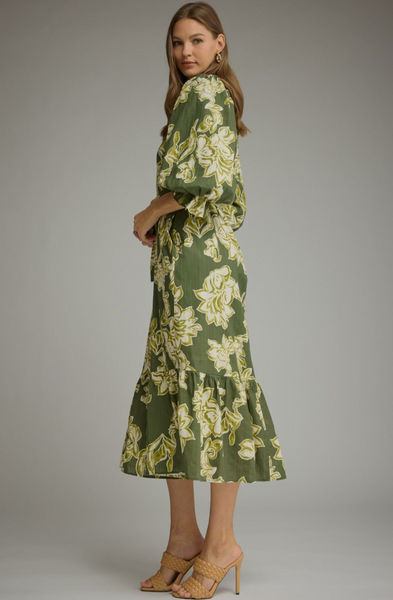 Lisa Dress -- Olive