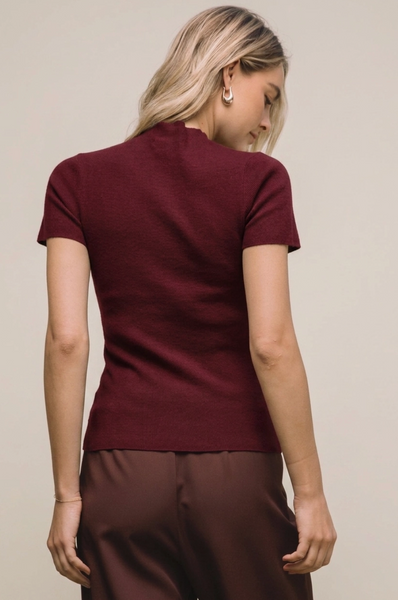 Tabitha Top -- Burgundy