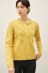 Erin Cardigan -- Mustard