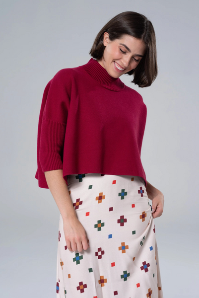 Sadie Sweater -- Bordeaux