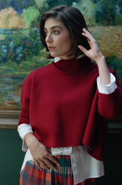 Sadie Sweater -- Bordeaux