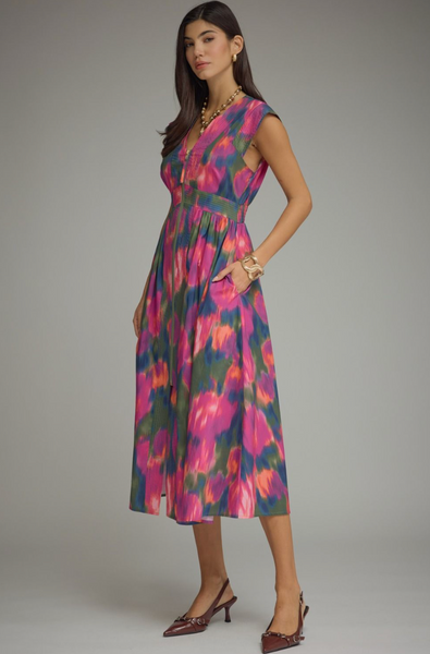 Maggie Dress -- Magenta