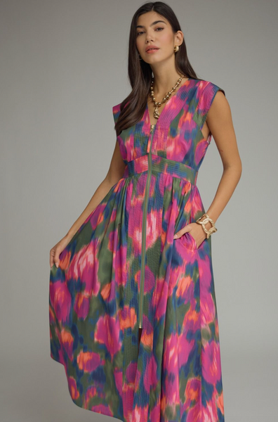 Maggie Dress -- Magenta
