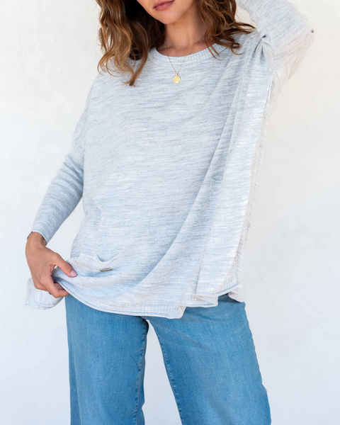 Catalina Sweater -- Ash Grey
