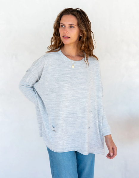 Catalina Sweater -- Ash Grey