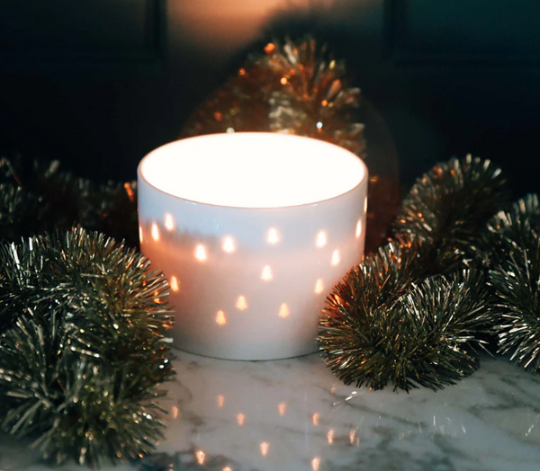 Twinkle Ceramic Candle - Sea Pines