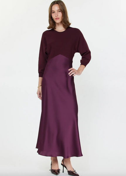 Vienna Dress -- Boysenberry
