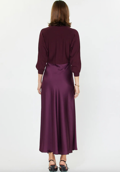 Vienna Dress -- Boysenberry
