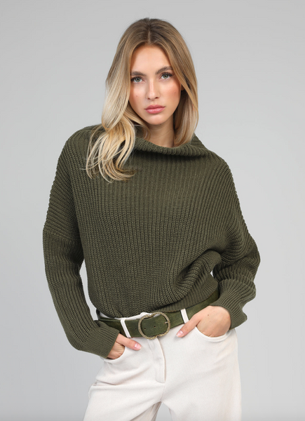 Verena Sweater -- Olive