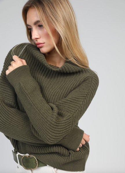 Verena Sweater -- Olive