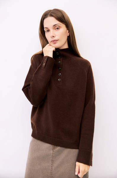 Bex Sweater -- Chocolate