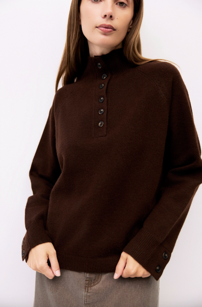 Bex Sweater -- Chocolate