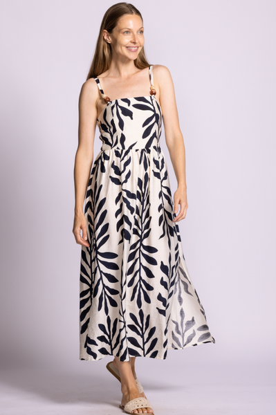 Magnolia Dress -- Navy