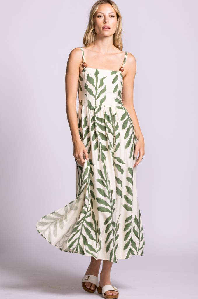 Magnolia Dress -- Green