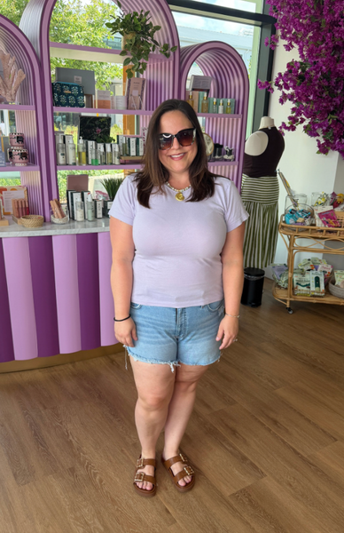 Baby Crew Tee -- Lavender