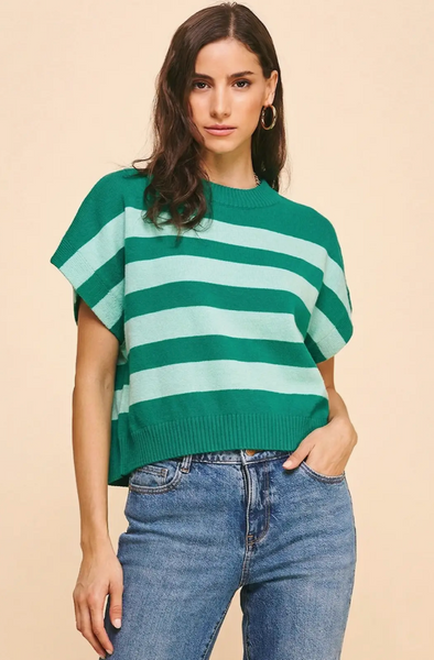 Minka Top -- Green Mint