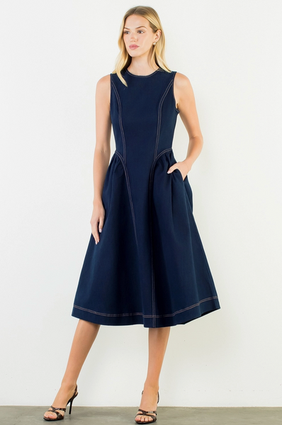 Willow Dress -- Denim