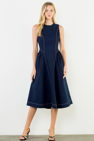 Willow Dress -- Denim