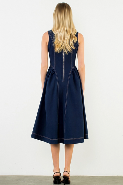 Willow Dress -- Denim