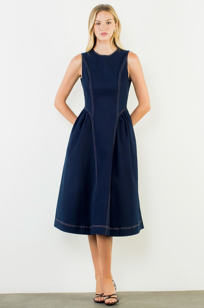Willow Dress -- Denim