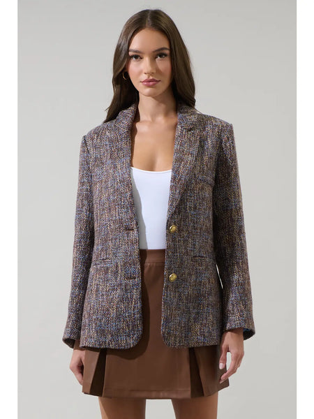 Serah Blazer -- Brown