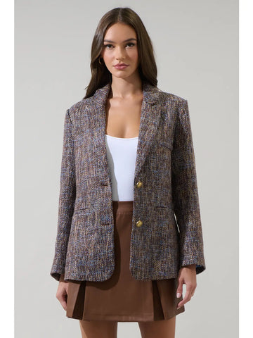 Serah Blazer -- Brown