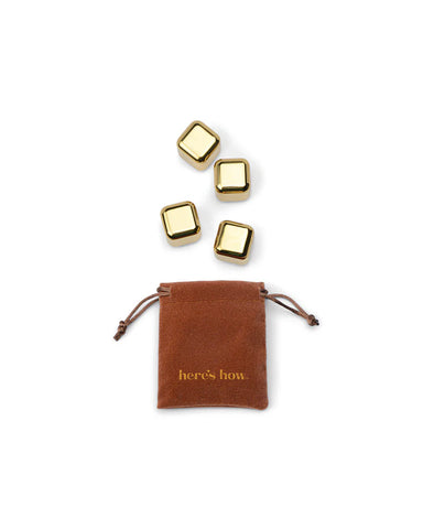 Ruby Cocktail Chillers - Gold