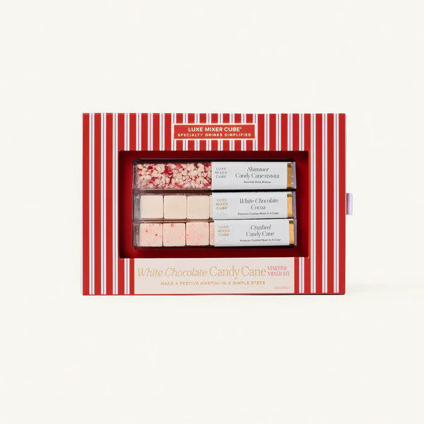White Chocolate Candy Cane Martini Mixer Kit