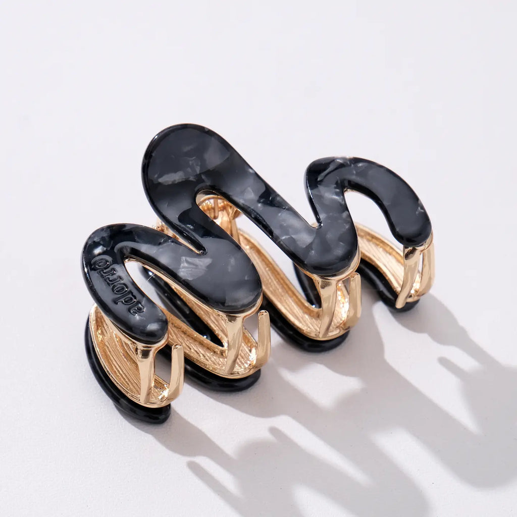 Willow Mini Squiggle Metal Clip - Smoke